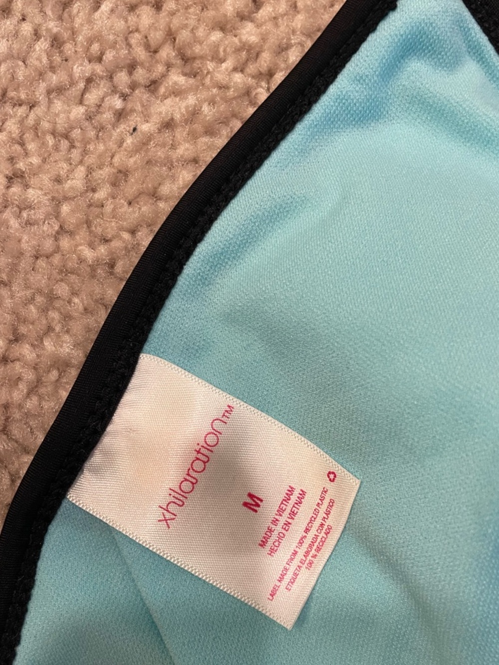 Color-block Triangle Bikini Top - Picture 3 of 3
